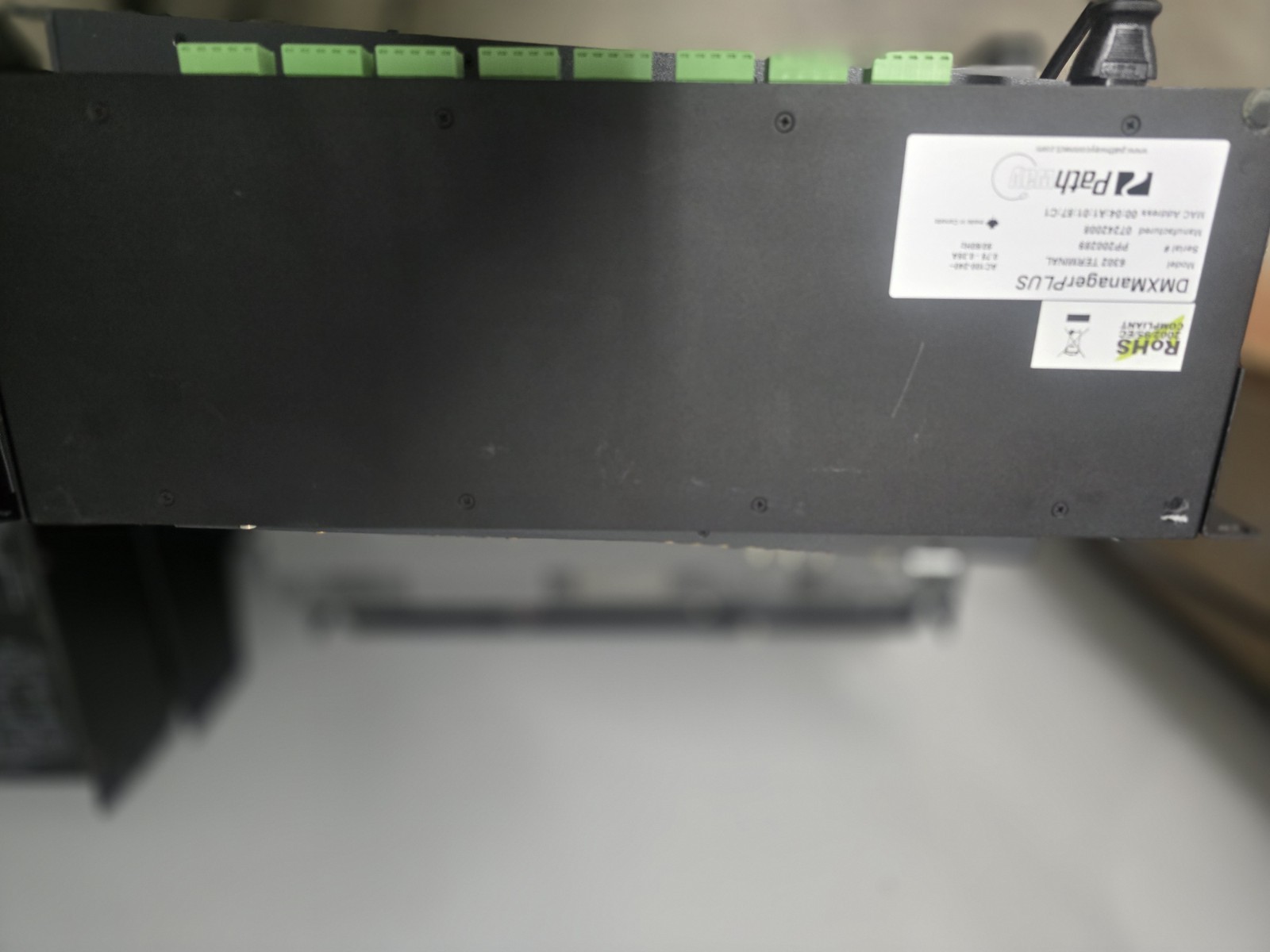 Pathway DMX Manager 4-Port DMX Merge Patch Prioritize Ethernet Rackmount Tested