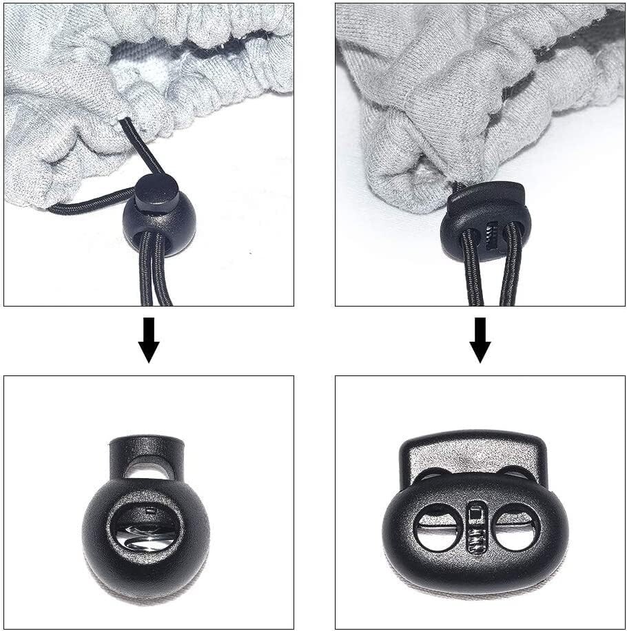 Drawstring Cord Replacement Cording with Easy Threaders+Cord Locks End