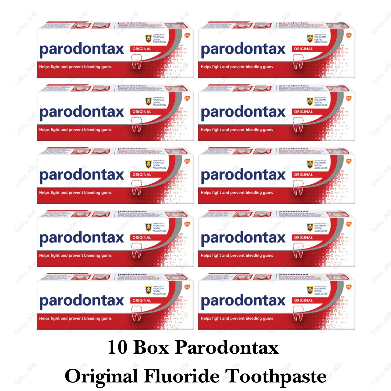 10TUBE Parodontax Original Toothpaste FluorIide Prevent Bleeding Gums FREE SHIP