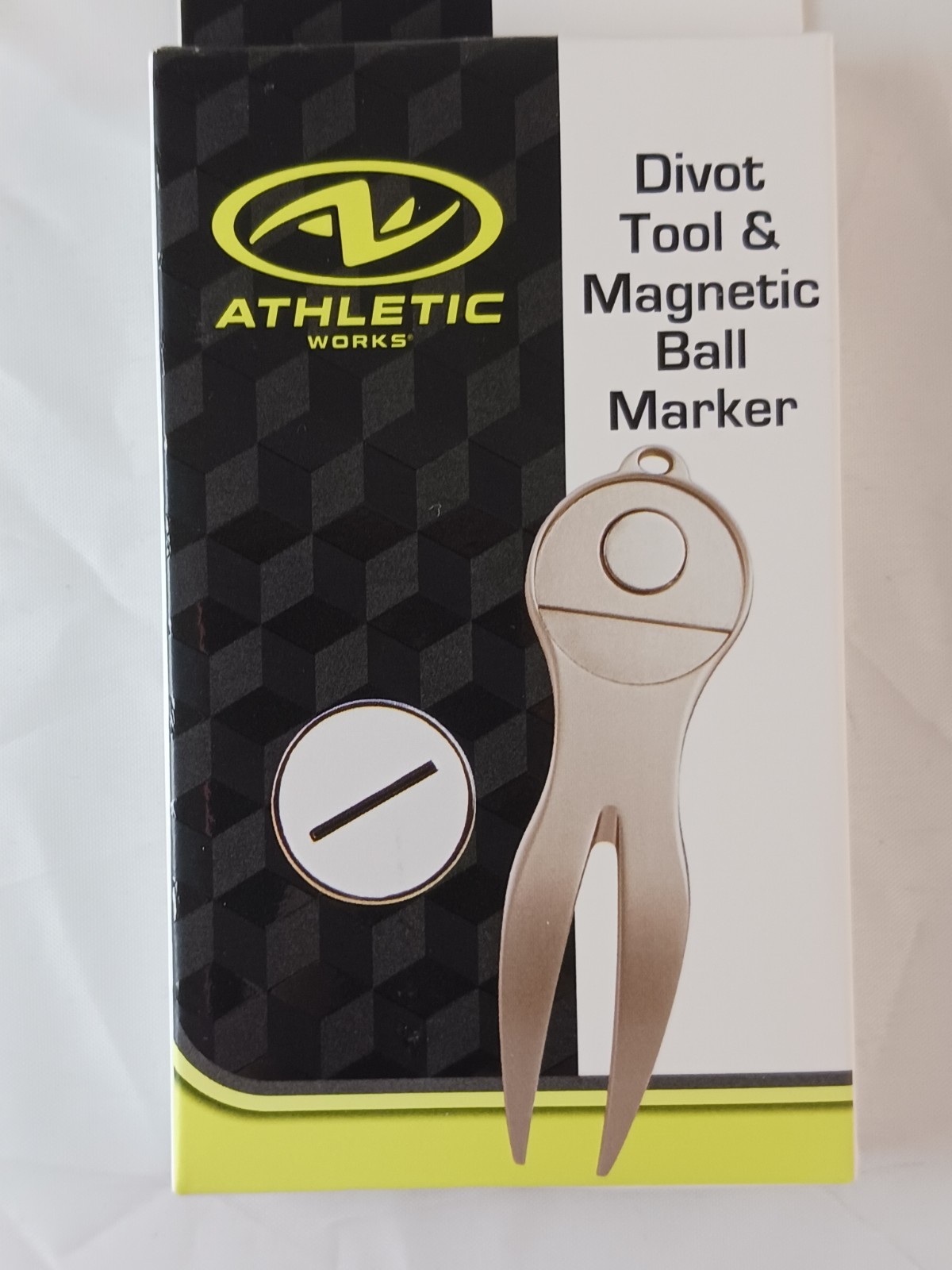 Athletic Works Divot Tool & Magnetic Ball Marker, New
