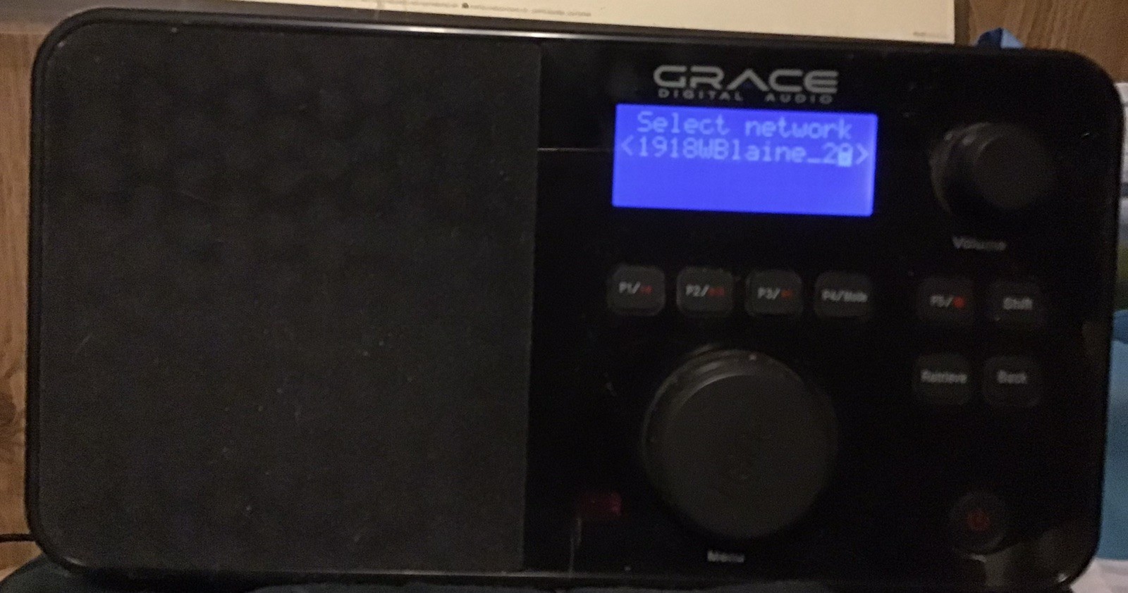 Grace, digital audio radio model GDI – IR2500/GDI – IR2500W