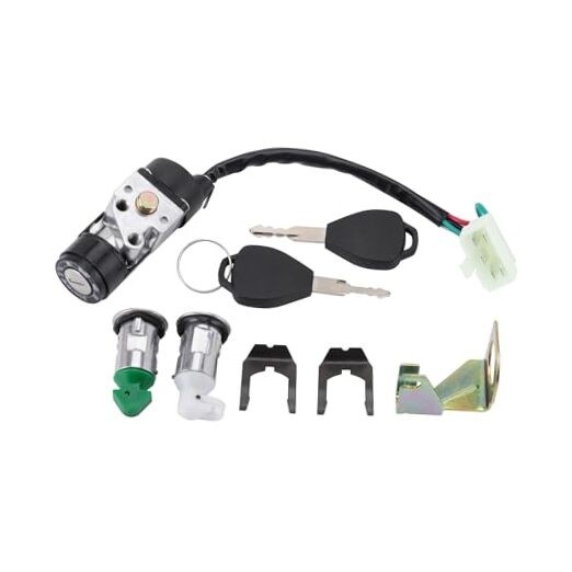 5-Wire Ignition Key Switch Assy for 49cc 50cc Scooter Moped