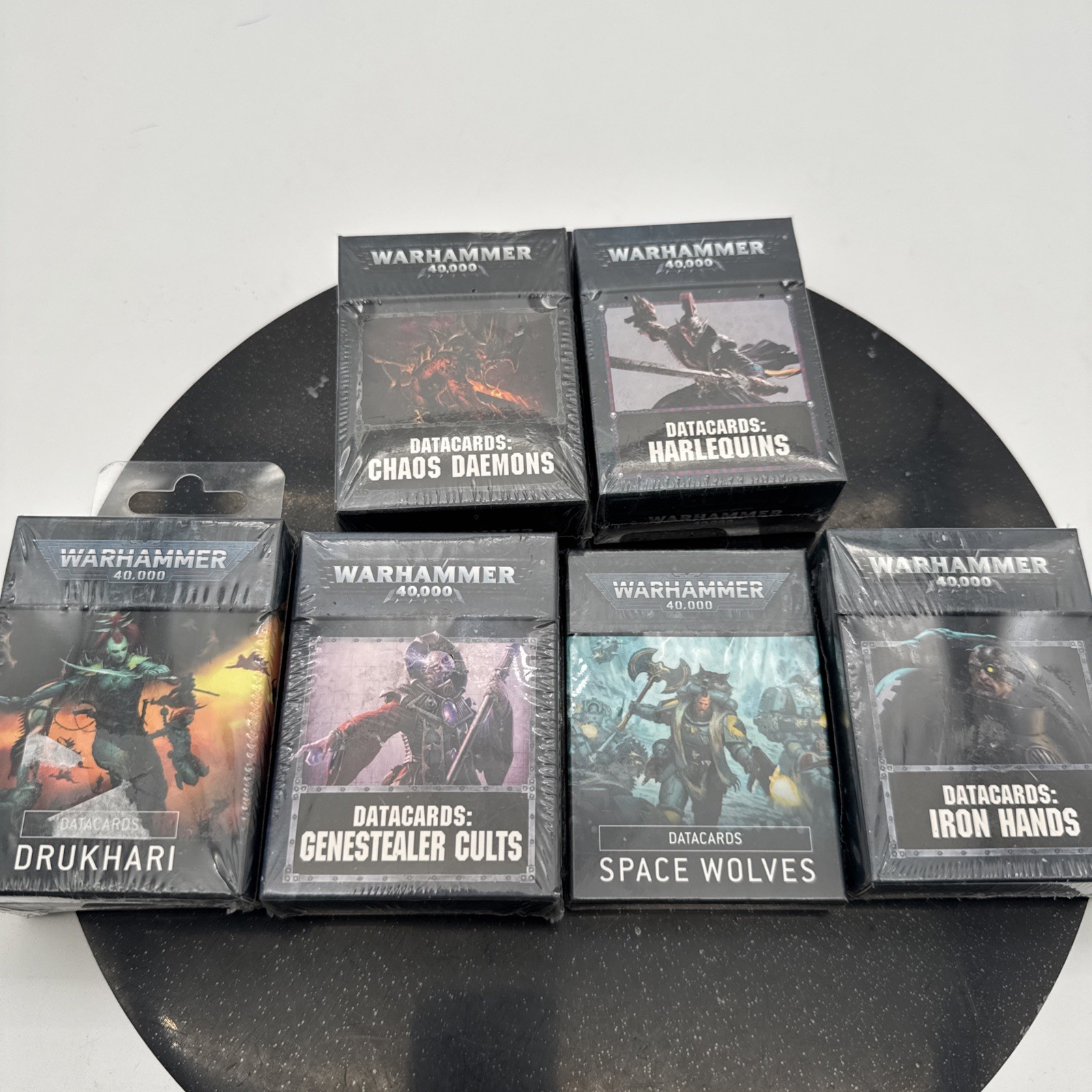 WarHammer 40K Data Cards | Lot of 7 | Genestealer Cults, Chaos Daemons, And More