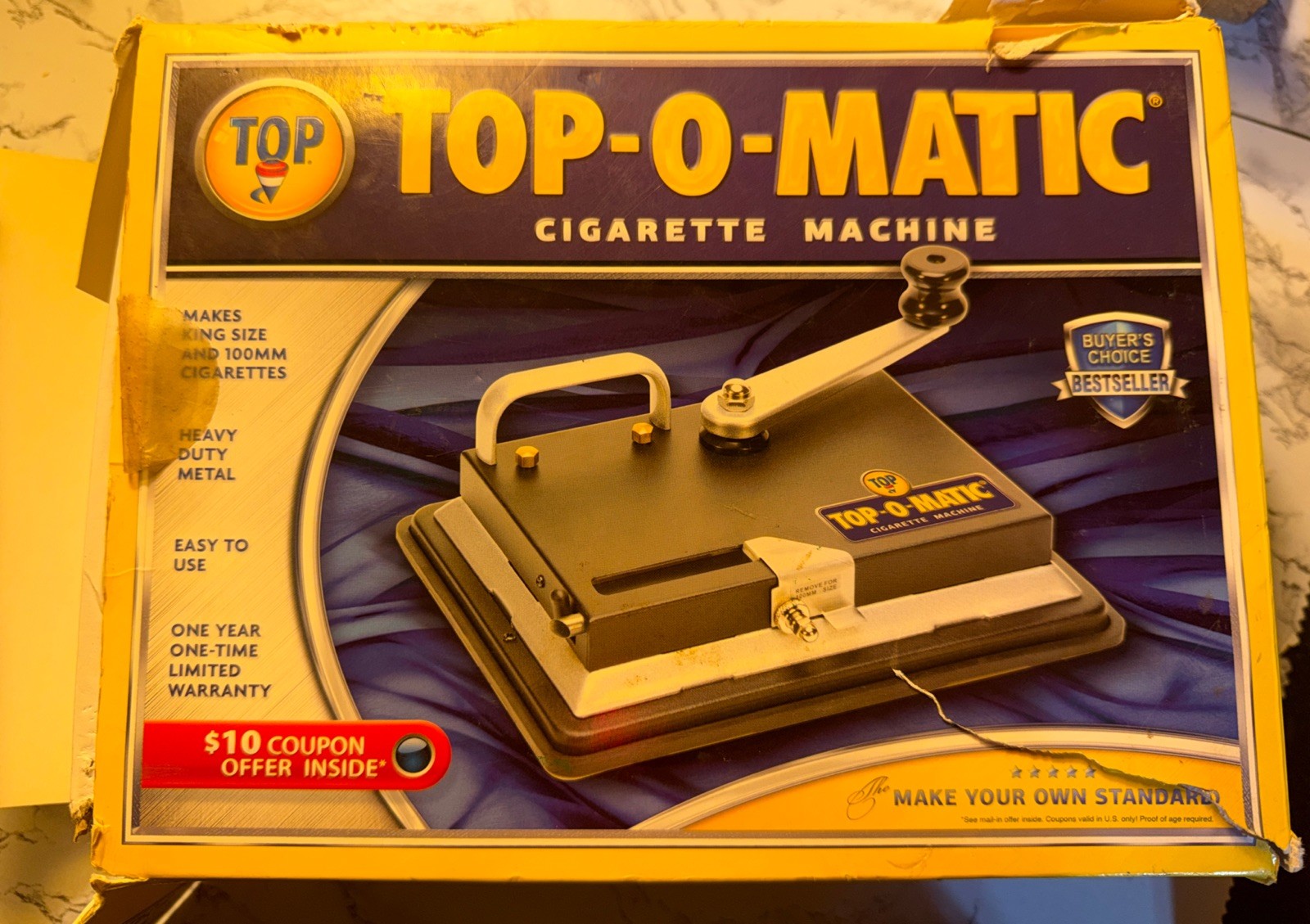 T.O.P. Top-O-Matic Cigarette Rolling Machine