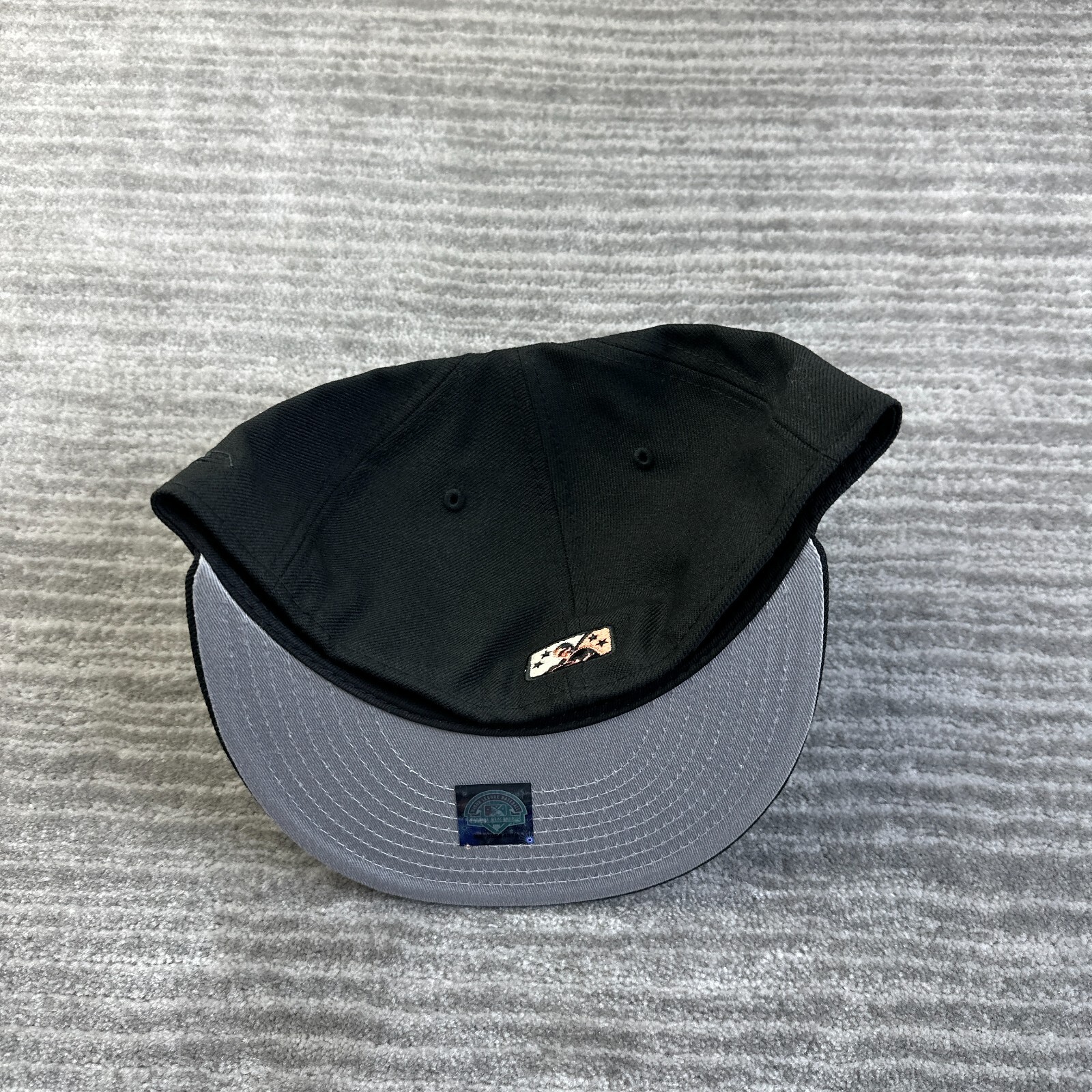 Macon Peaches Hat Cap Mens Fitted 7 1/4 New Era Black MILB Wool