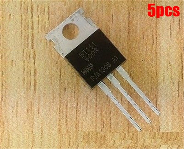 5Pcs Thyristor 600V 12A BT151-600R BT151 TO-220 Ic New gq