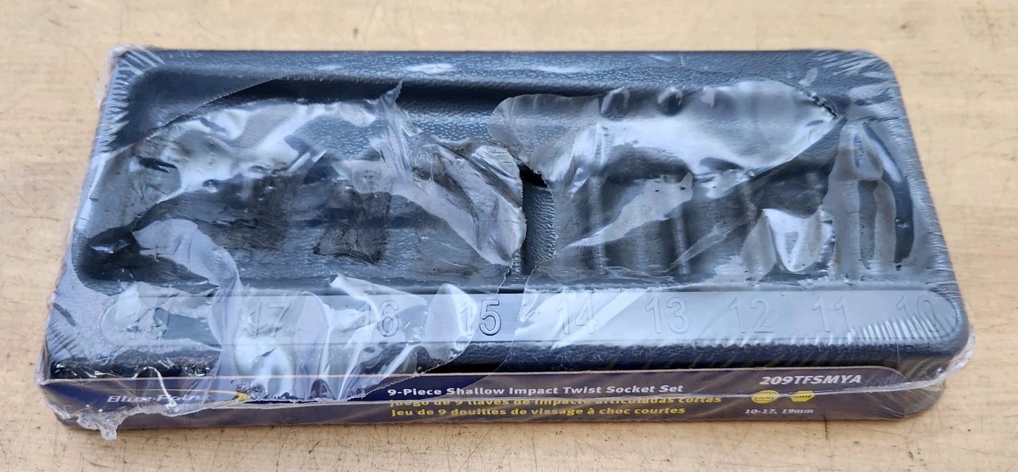 Blue Point PAKTY369-New Tray For 3/8" Dr 9Pc Shallow Imp Twist Skt Set 209TFSMYA