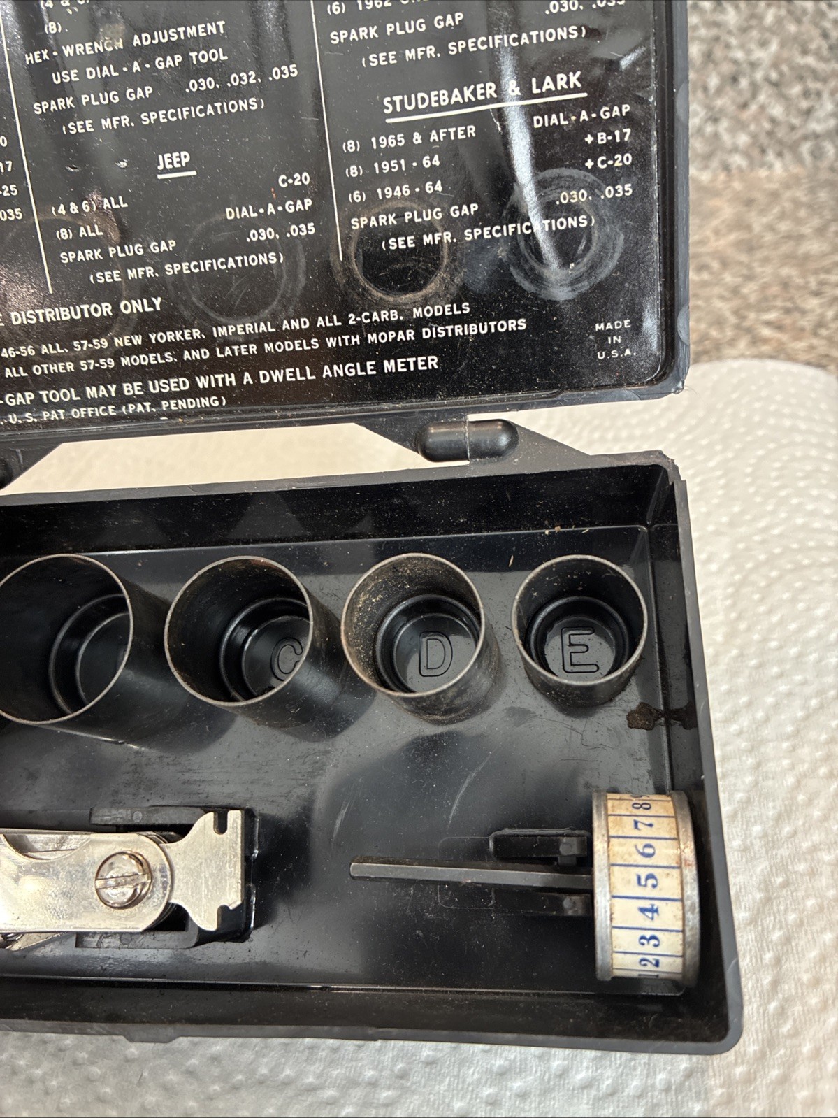 Kastar Precision Professional Tune-Up Tool Kit No. 456 Exc. Condition
