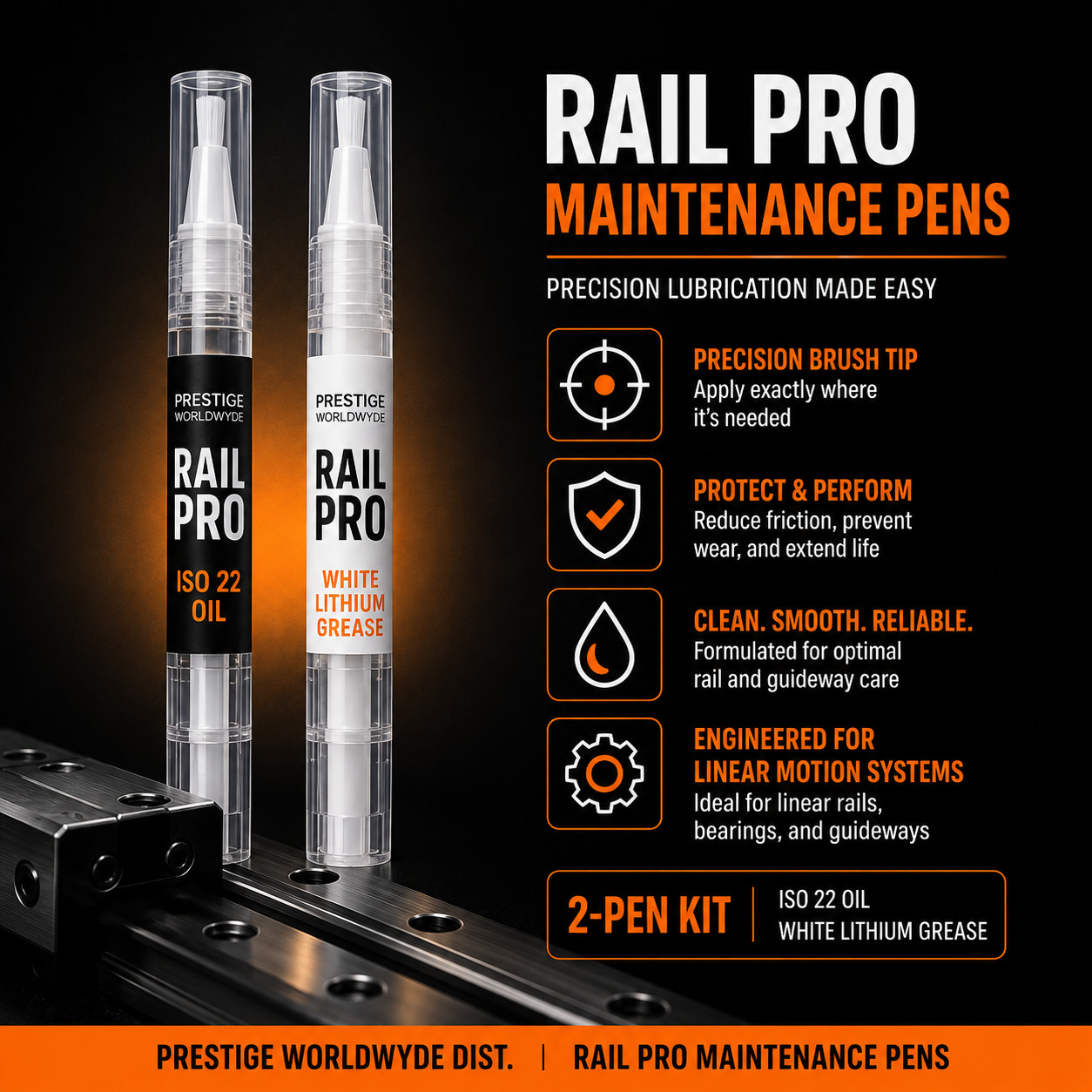 3D Oil Pen & Grease Pen-3D PRINTER OIL AND GREASE STICKS RAIL PRO_BAMBU LAB OIL