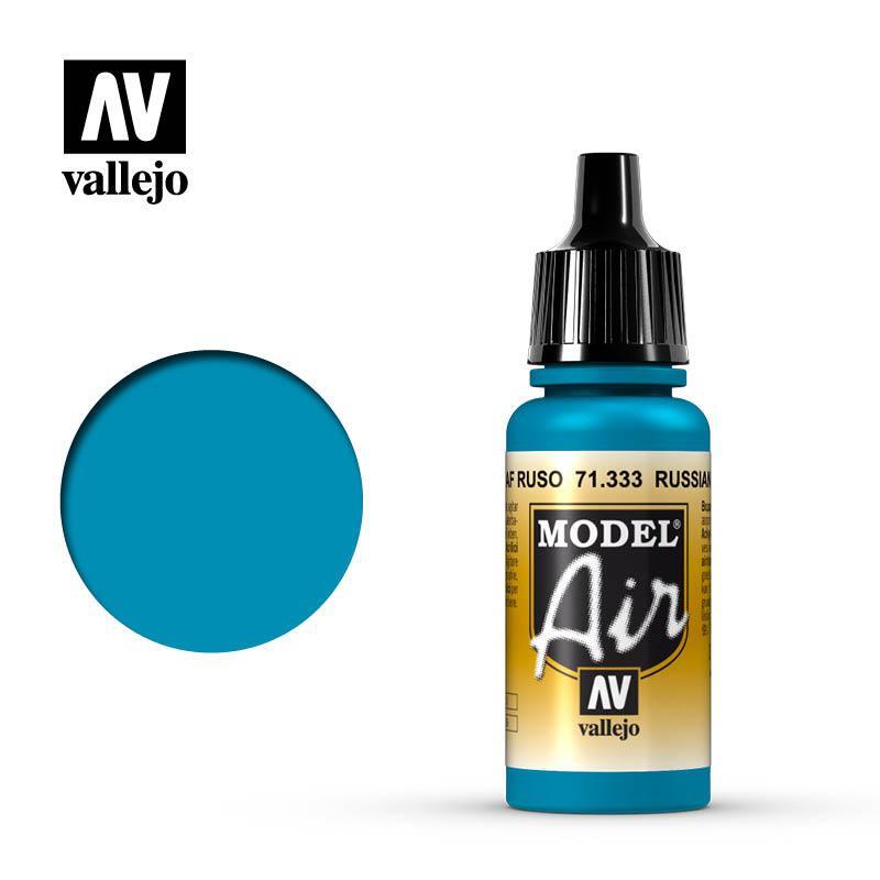 Vallejo 71333 Model Air Russian AF Blue Acrylic Paint 17ml - US