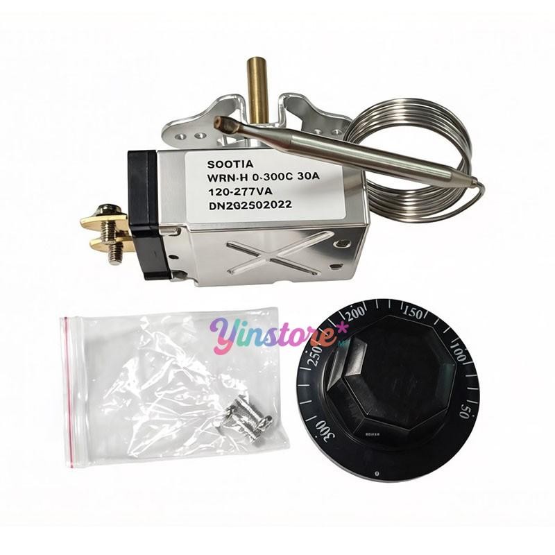 1 pc. New WRN-H Pressure Thermostat 0-300°C 30A Electric Oven Switch SL-344-36