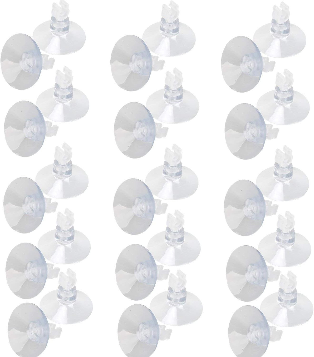 30 Pack Aquarium Suction Cup Clips Airline Tube Holders Clamps Fish Tank Hose Ho
