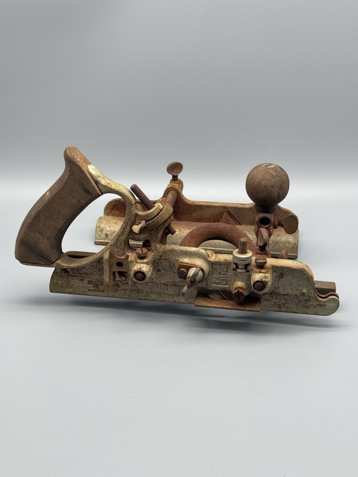 Antique Stanley Rule & Level No 45 Combination Molding Plane
