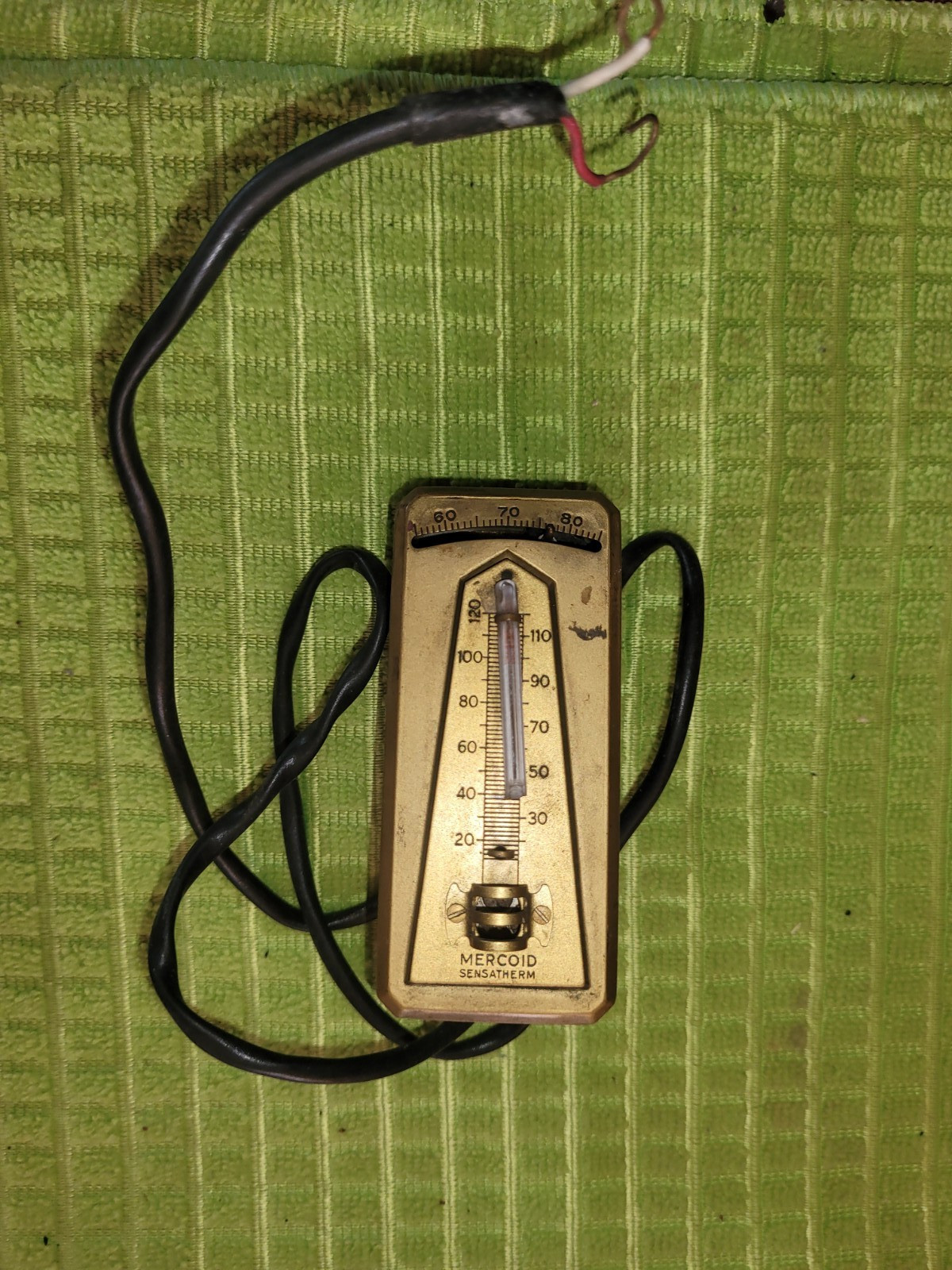 Vintage Thermostat Mercoid Sensatherm
