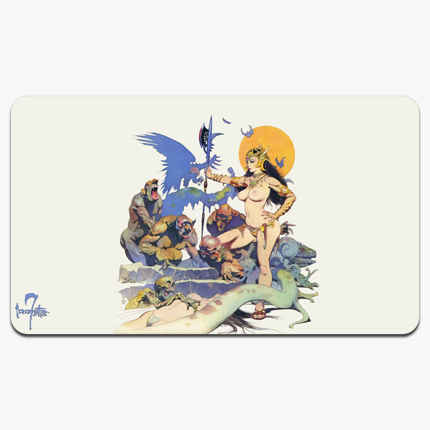 Frazetta Art Museum's Ghoul Queen Playmat