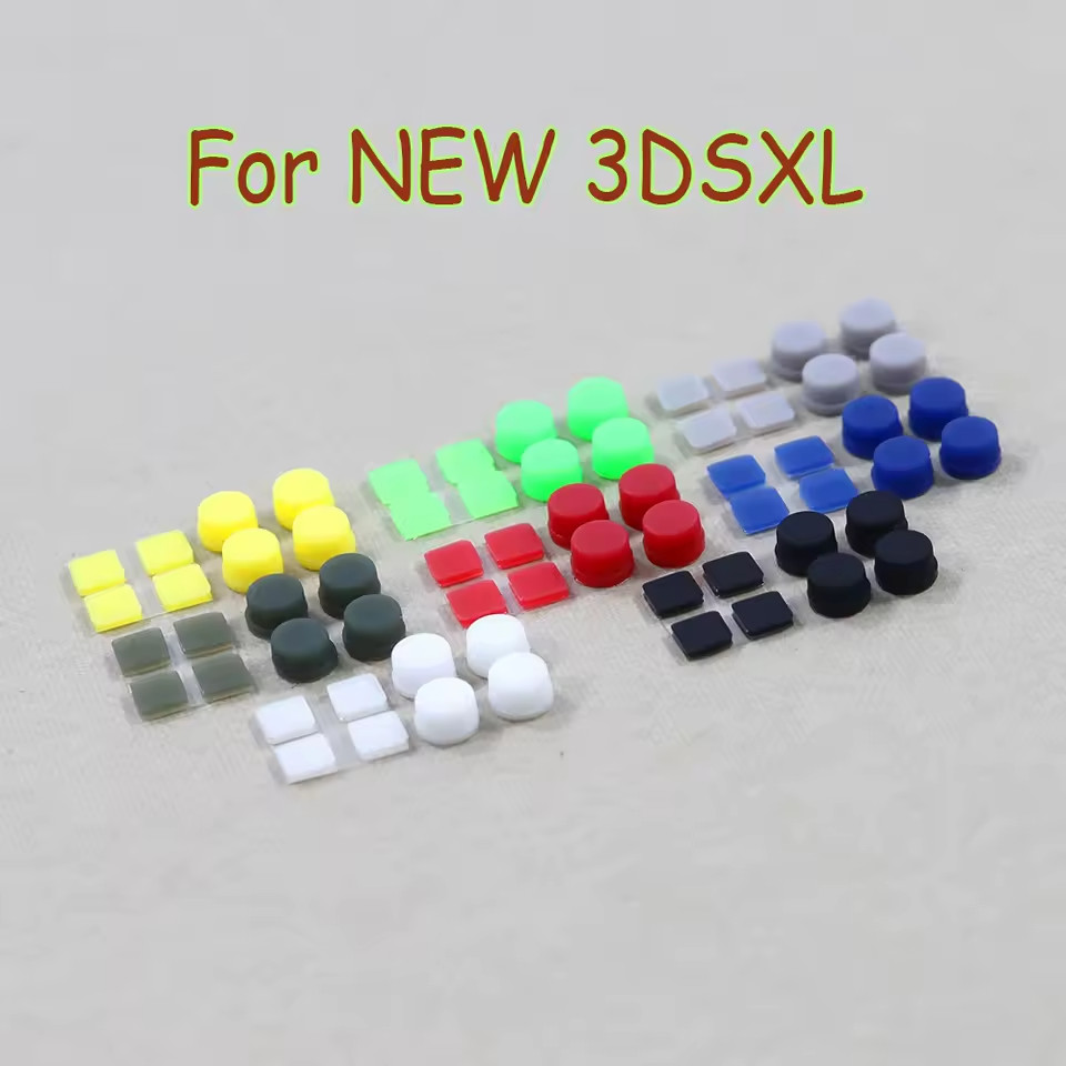 Upper and lower screw rubber feet cover for Nintendo NEW 3DS LL XL - 5 Colors!!
