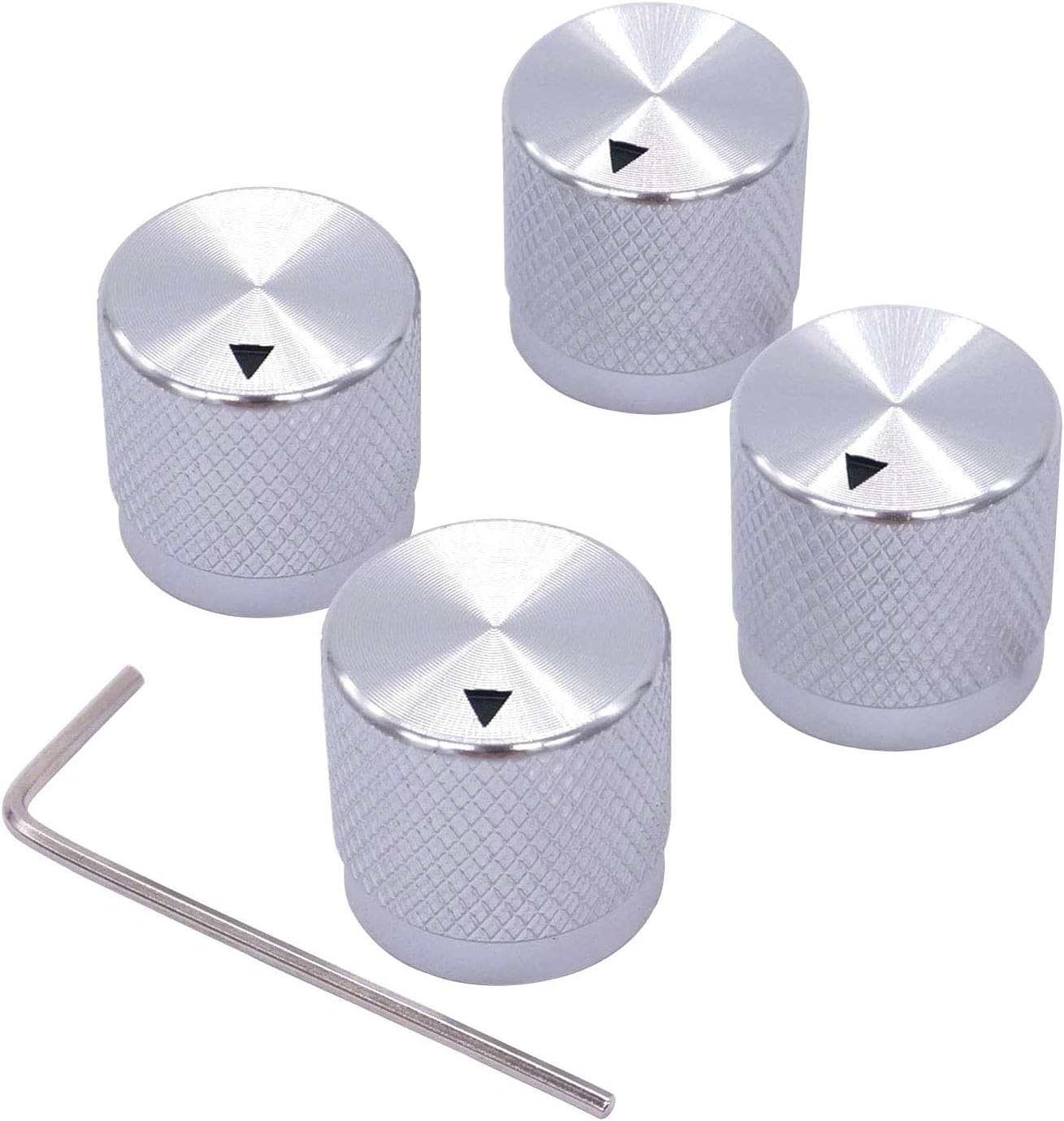 4pcs Aluminum Knobs for Sound Equipment
