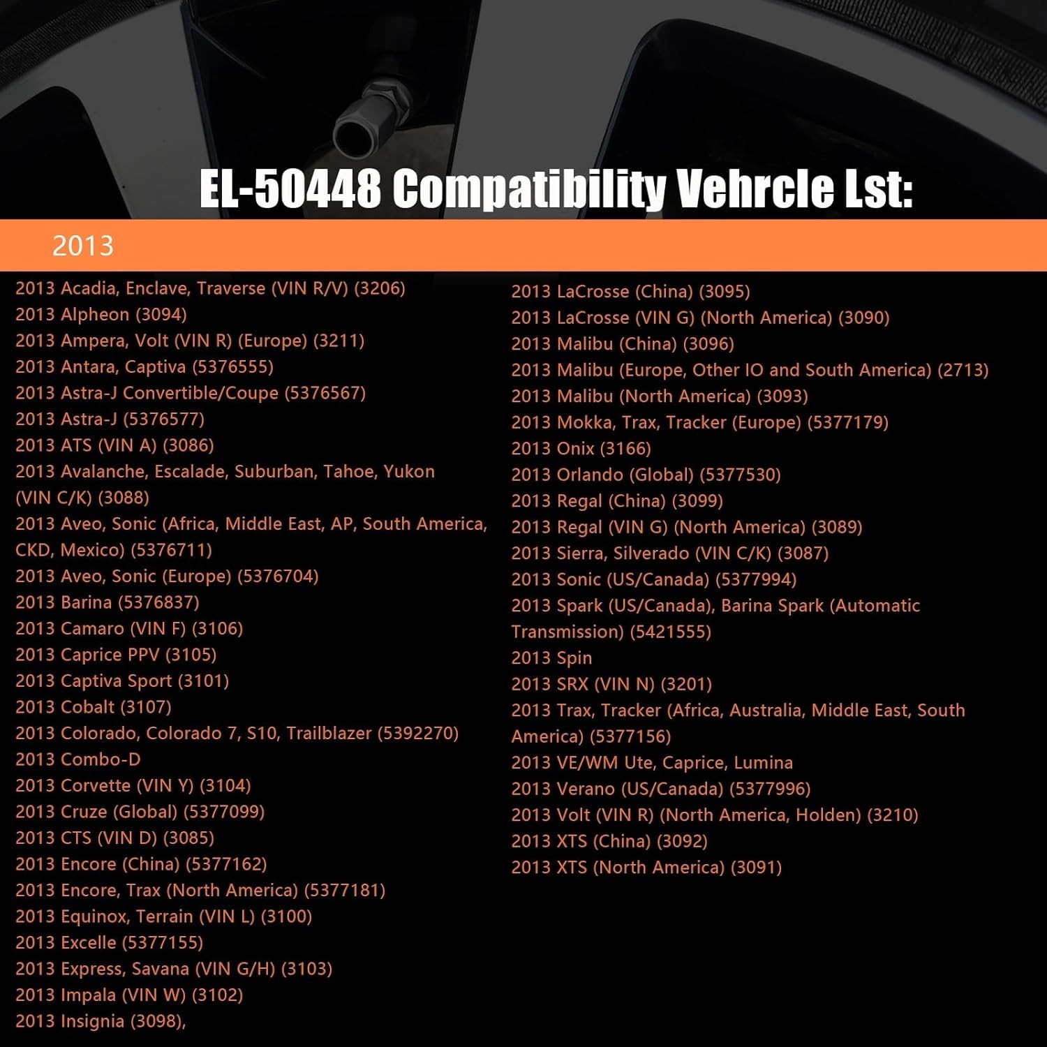 Universal GM TPMS Relearn Tool for Tire Sensor Activation & Reset
