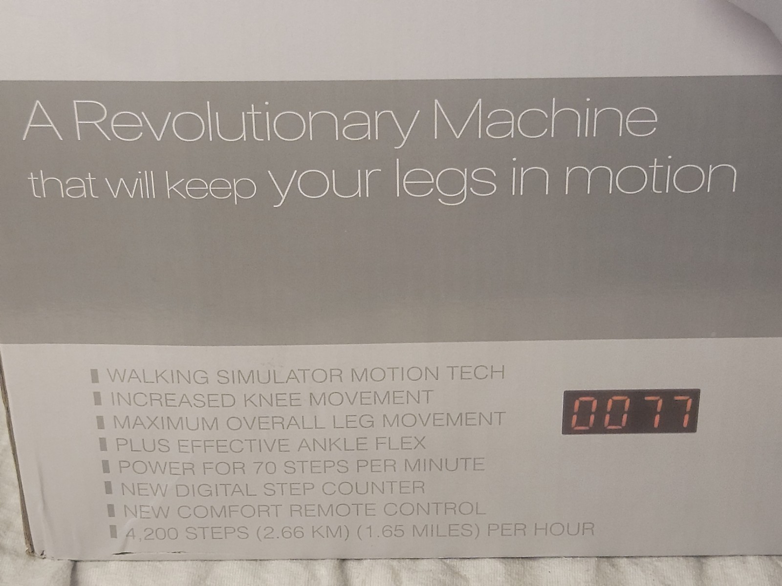 LegXercise Pro LEGX-012 Motorized Leg Activator Exercise Machine With Remote NEW