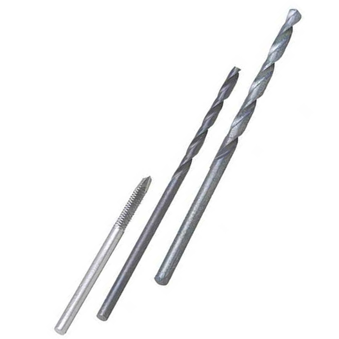 Kadee #780 Tap & Drill Set - 0-80 Tap / #52 & 55 Drills All Scales