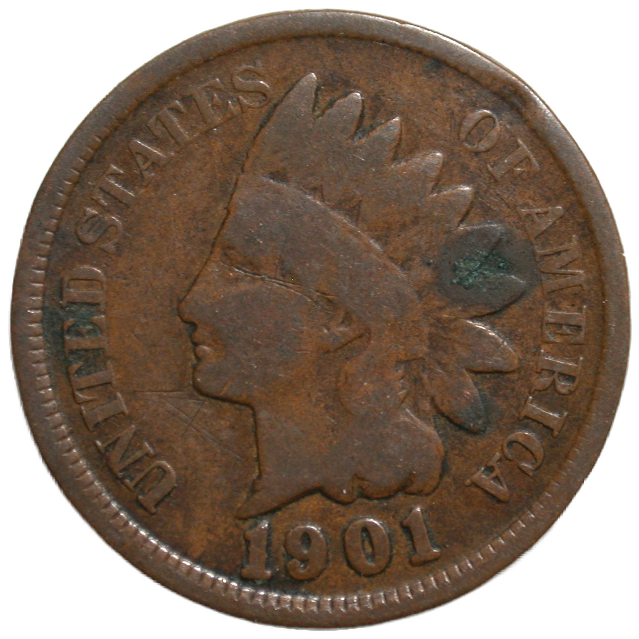 1901 Indian Head Cent