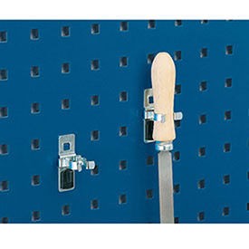 Single-Spring Clips For Perfo Panels Package Of 10 1-1/4"W