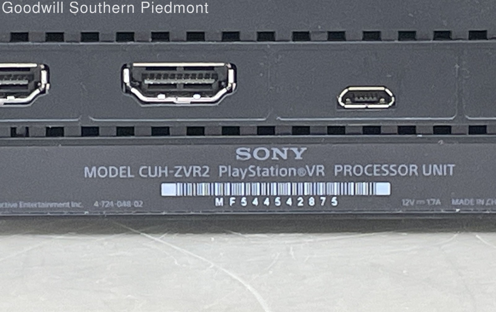 Sony PlayStation VR Processor Unit Only CUH-ZVR2 - Tested (#Y35E76)