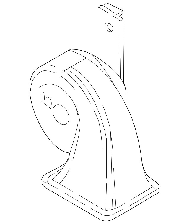 Genuine Mazda Low Note Horn VA54-66-79YB