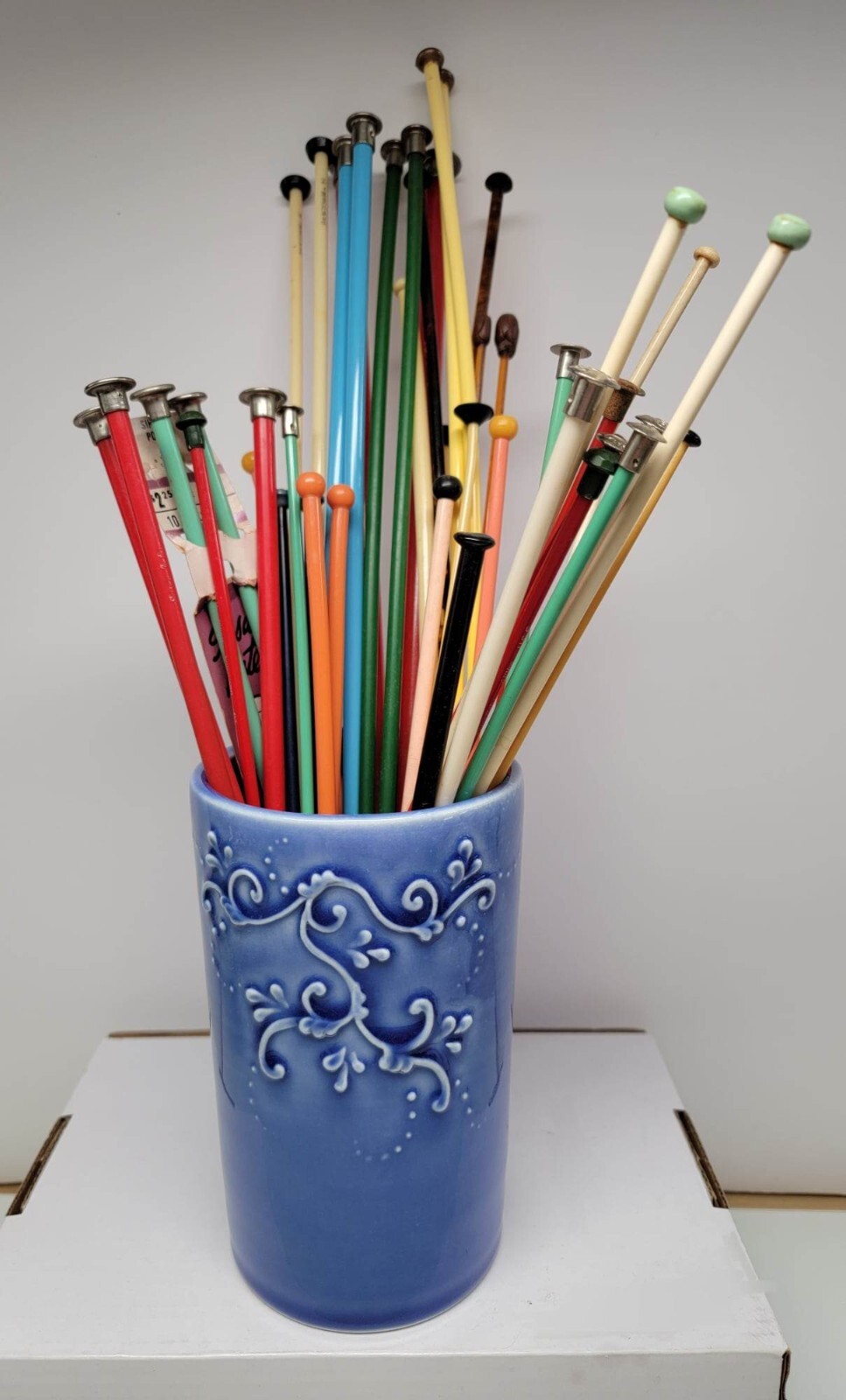 JaMpdx Knitting Needle Vase