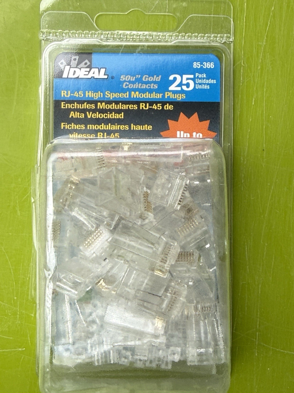 IDEAL High Speed Modular Plugs RJ45 Model: 85-366