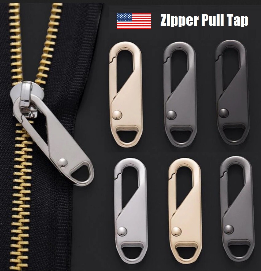 16× Zipper Fixer Repair Pull Tap Replacement Kit For Luggages Boots Bag Pants US