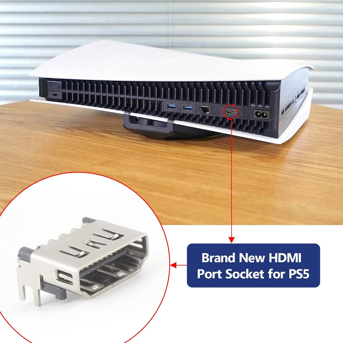 HDMI Port Connector Socket Connector Jack Replacement For Sony PlayStation 5 PS5