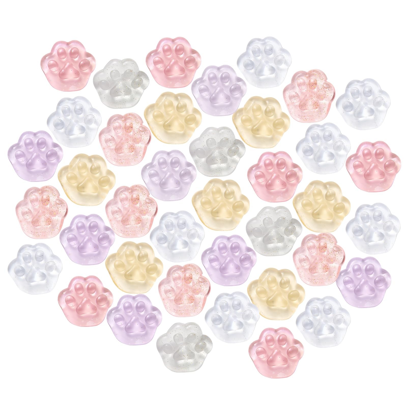 40Pcs Mini Squishies Squishy Toy Cat Party Favors for Kids, Cat'S Paw Mochi Squi