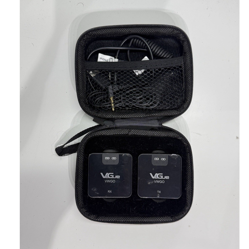 VeGue VWGO Wireless Microphone Receiver, 3.5mm USB, Compact, Black