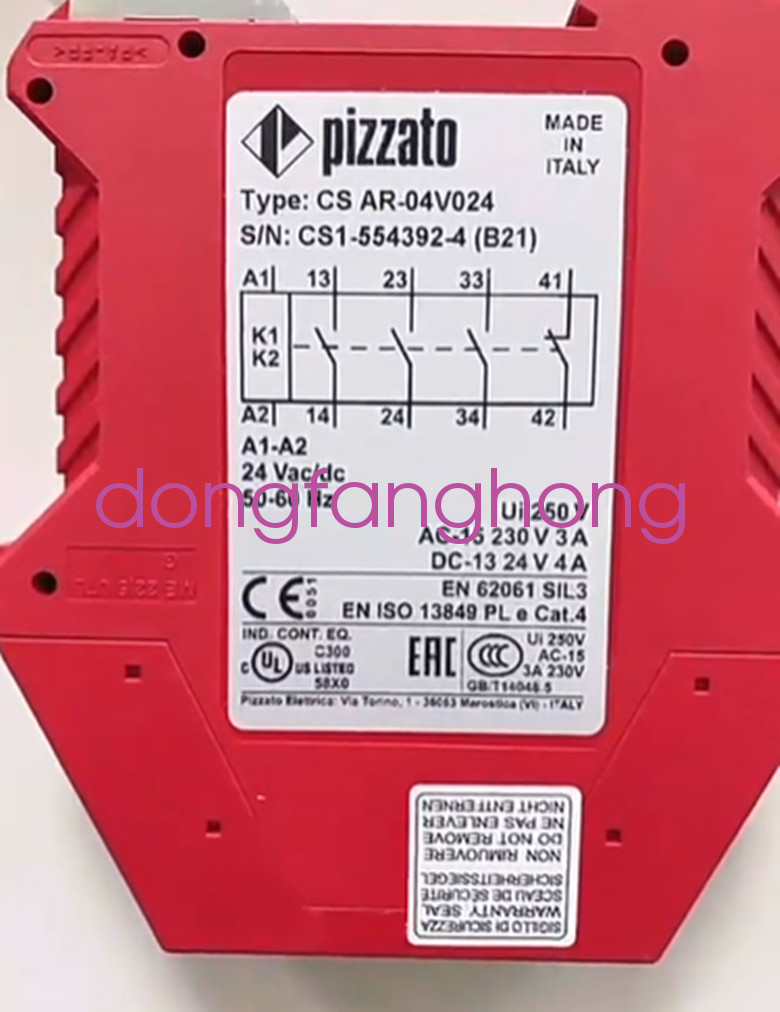 1pcs NEW pizzato Safety relay CS AR-04V024 FedEx or DHL or UPS