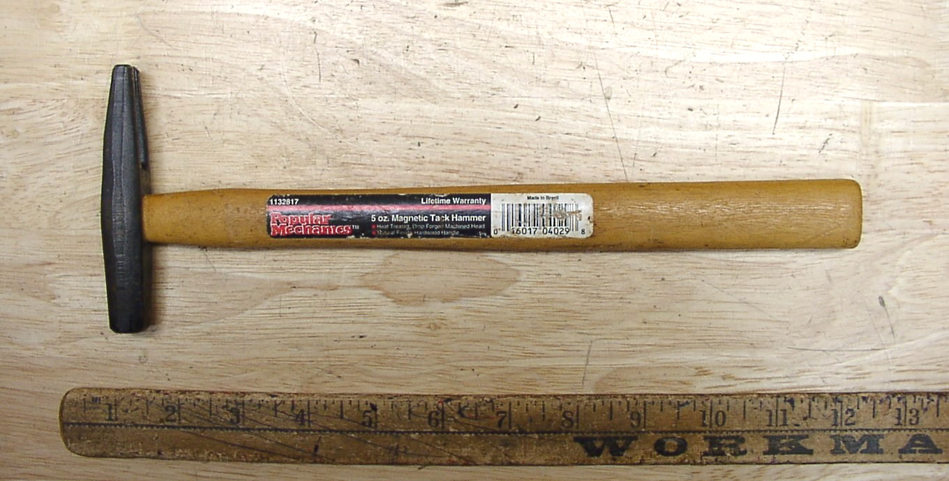 Vntg Popular Mechanics 1132 817 Upholsterer's Tack Hammer,1132 817,4" Head,XLINT