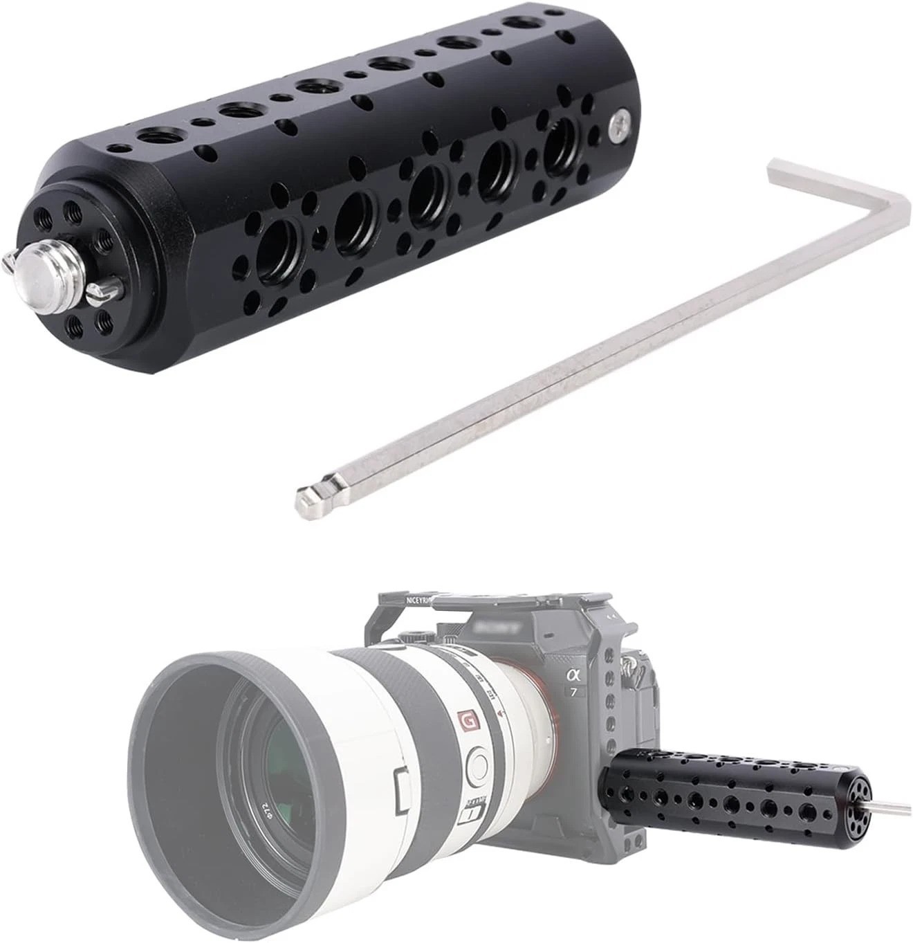 Multi-Purpose ARRI Mount Cheese Handle Grip - Essential for Video Stabilization
