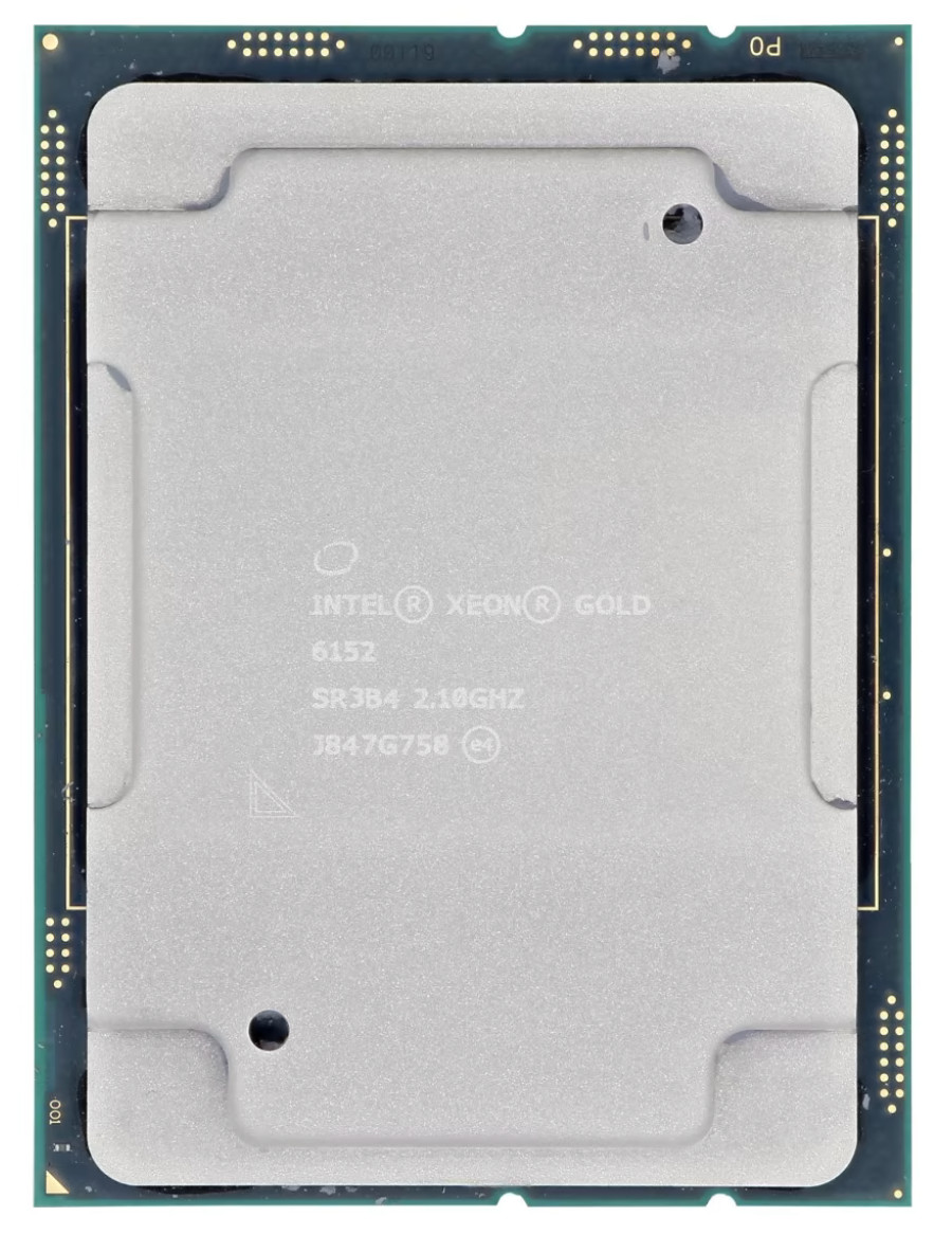 SR3B4 Intel Xeon Gold 6152 22-Core 2.10GHz 10.40GT/s UPI 30.25MB L3 Cache CPU