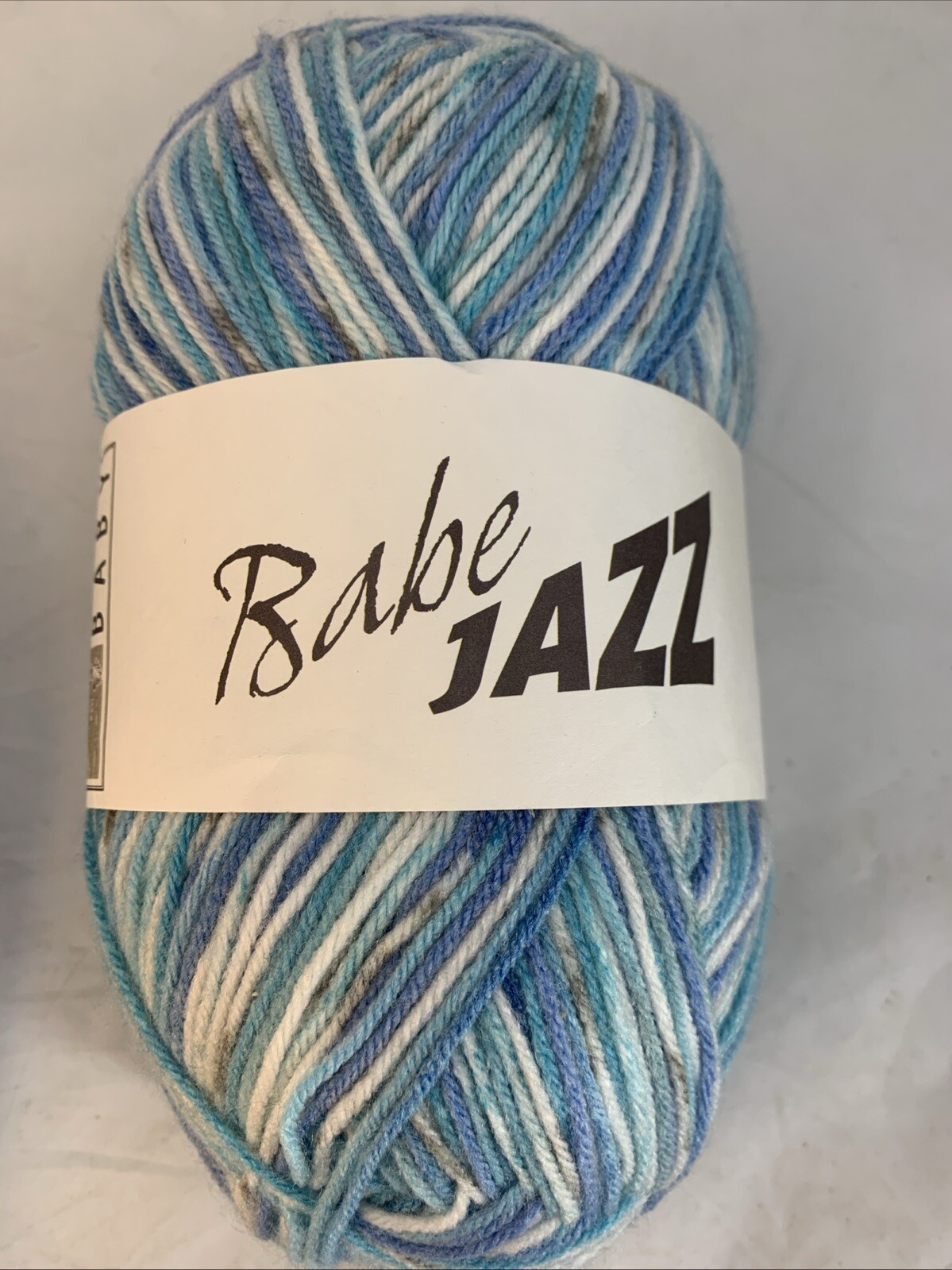 Yarn Skein Euro Baby Babe Jazz - 303  Baby Blue Teal Aqua Gray 103 Multi