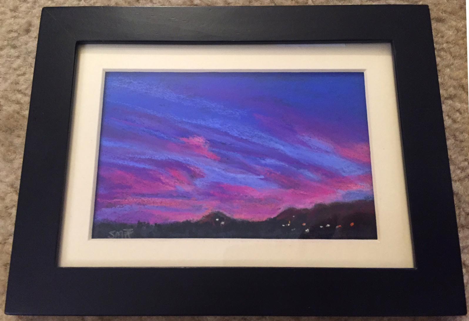 Original Miniature Pastel Painting by New Mexico artist Sharon Jensen