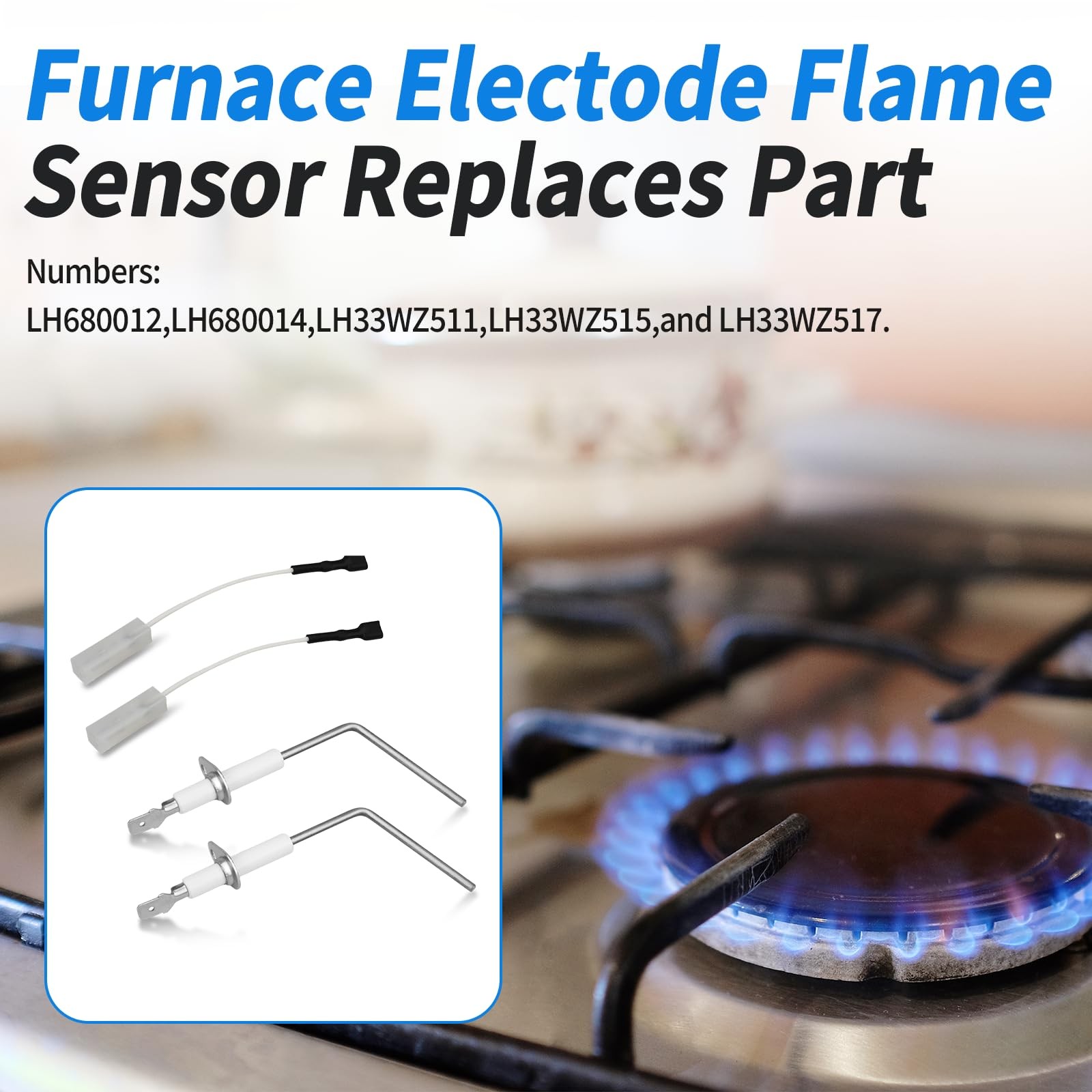 LH680014 LH680534 Furnace Flame Sensor Rod Furnace Flame Sensor Replacement P...