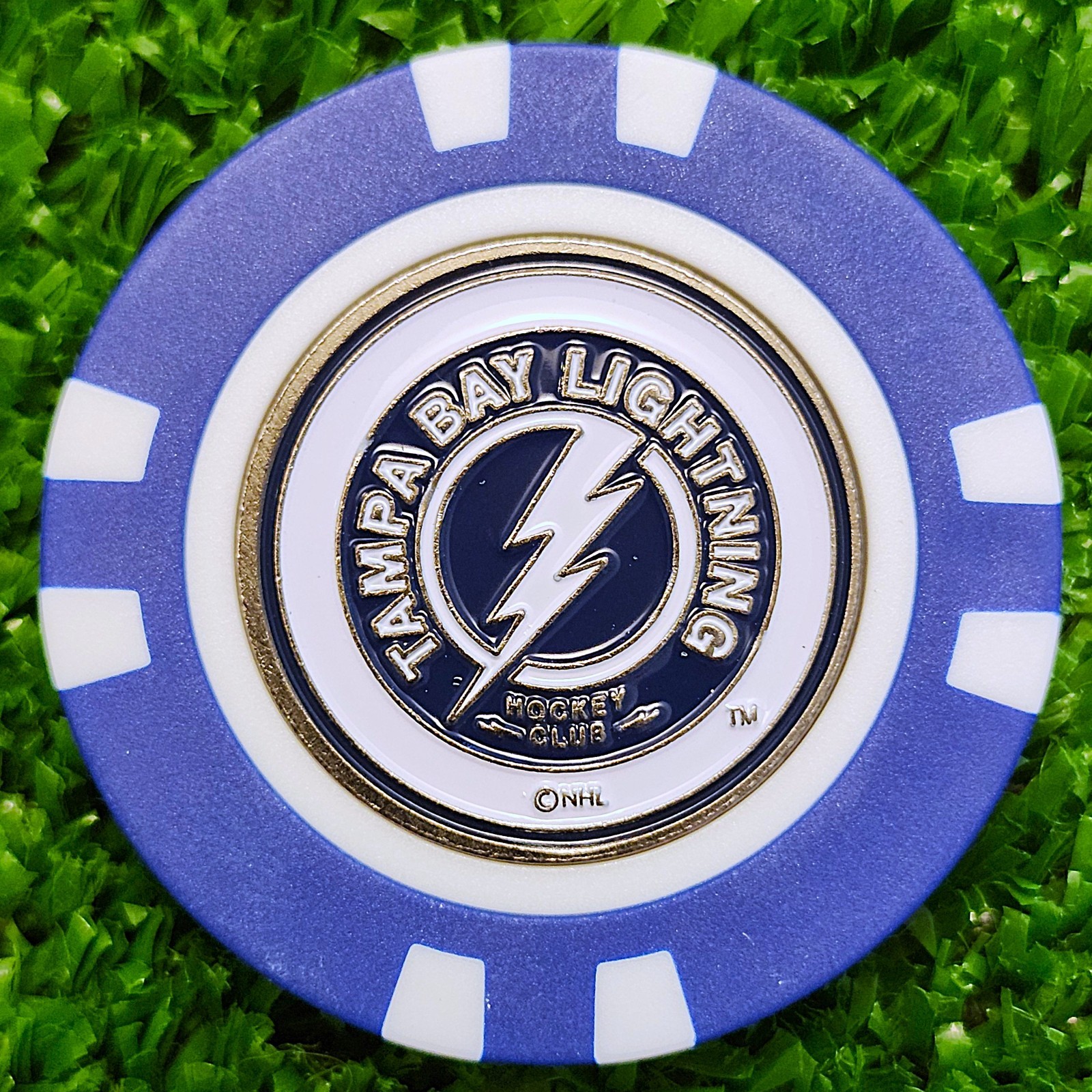 NHL Tampa Bay Lightning Golf Ball Marker Magnetic Poker Chip New