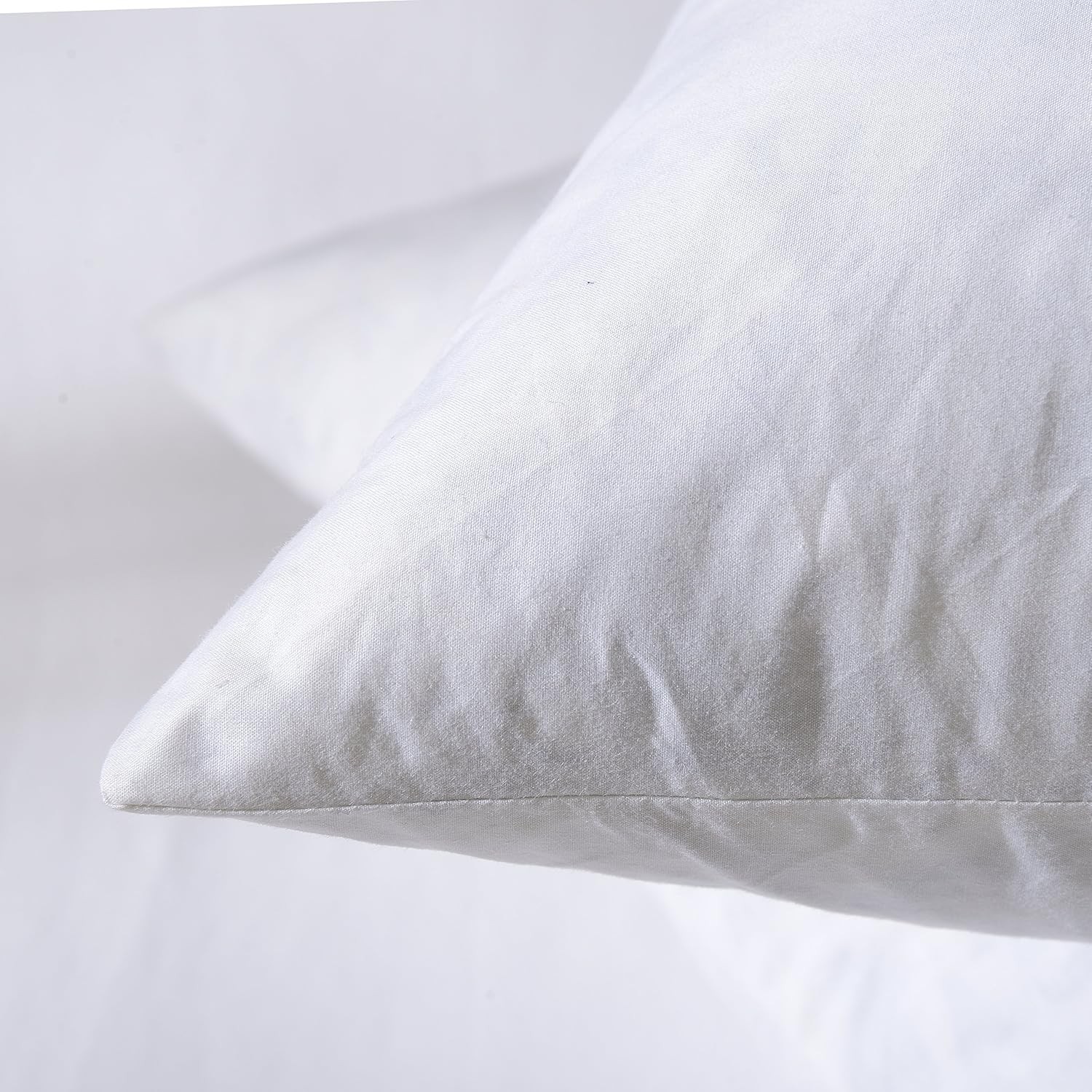 24x24 Euro Throw Pillow Inserts-Down Feather Pillow Inserts-Cotton Fabric-Set...