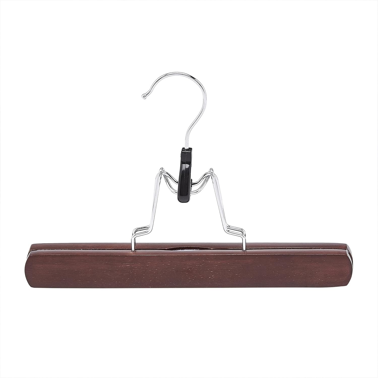 Sturdy Wooden Pants Hangers Natural 10-Pack
