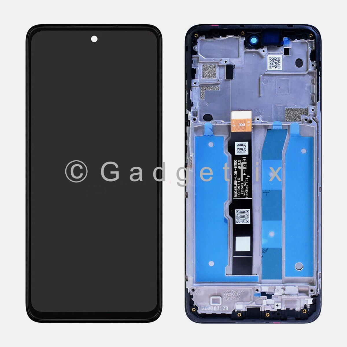US For Motorola Moto G 5G 2022 XT2213-3 Display LCD Touch Screen Digitizer Frame