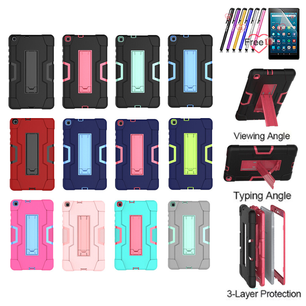 For Samsung Galaxy T290/T295 Heavy Duty Shockproof Armor Hybrid Kickstand Case