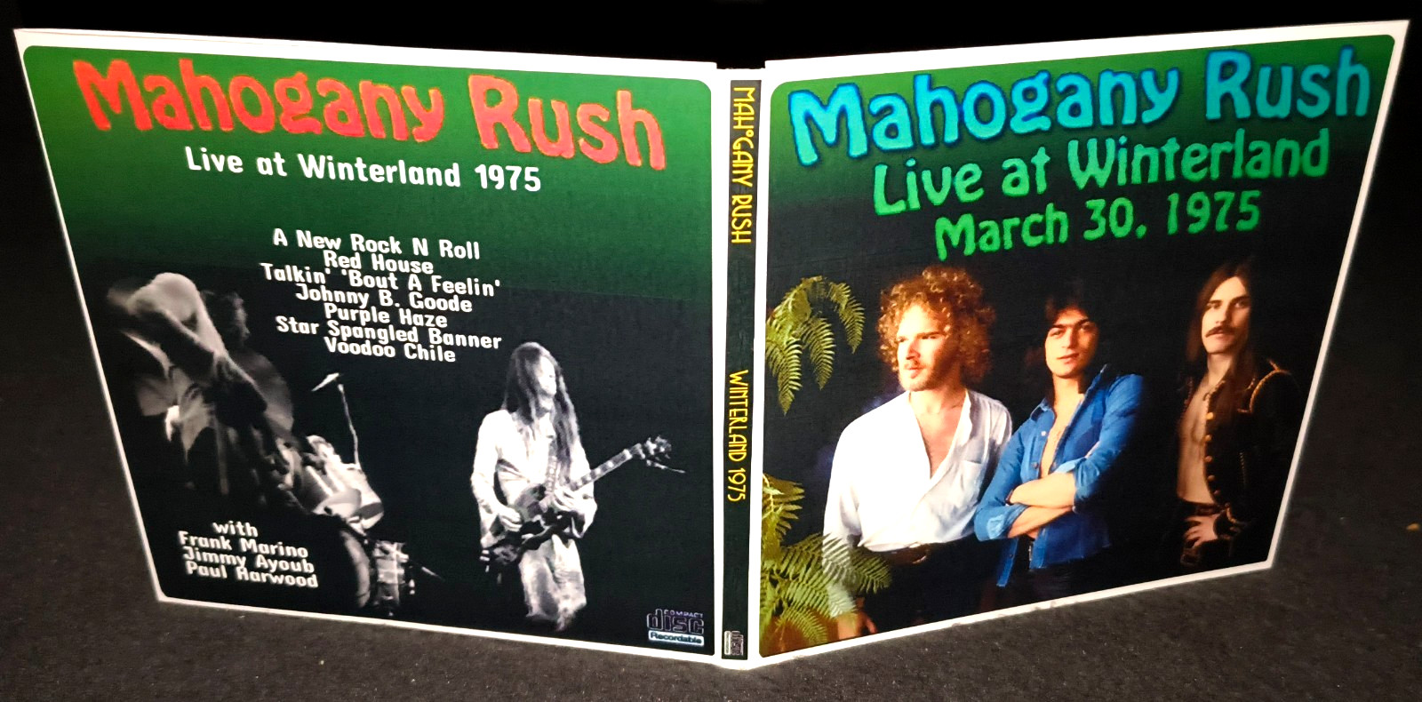 Mahogany Rush Winterland 1975 Gate Fold CD Package NEW