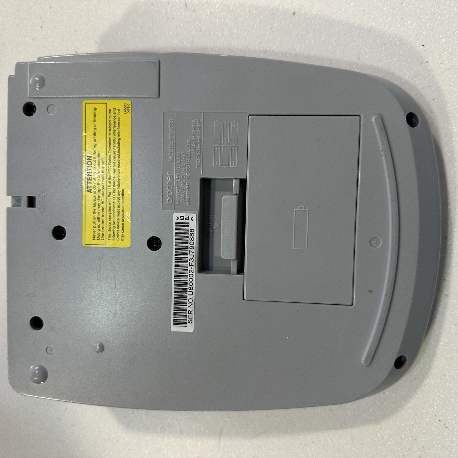 Vintage Brother P-Touch PT-1750 Label Maker Printer Extra Sealed Labels WORKING