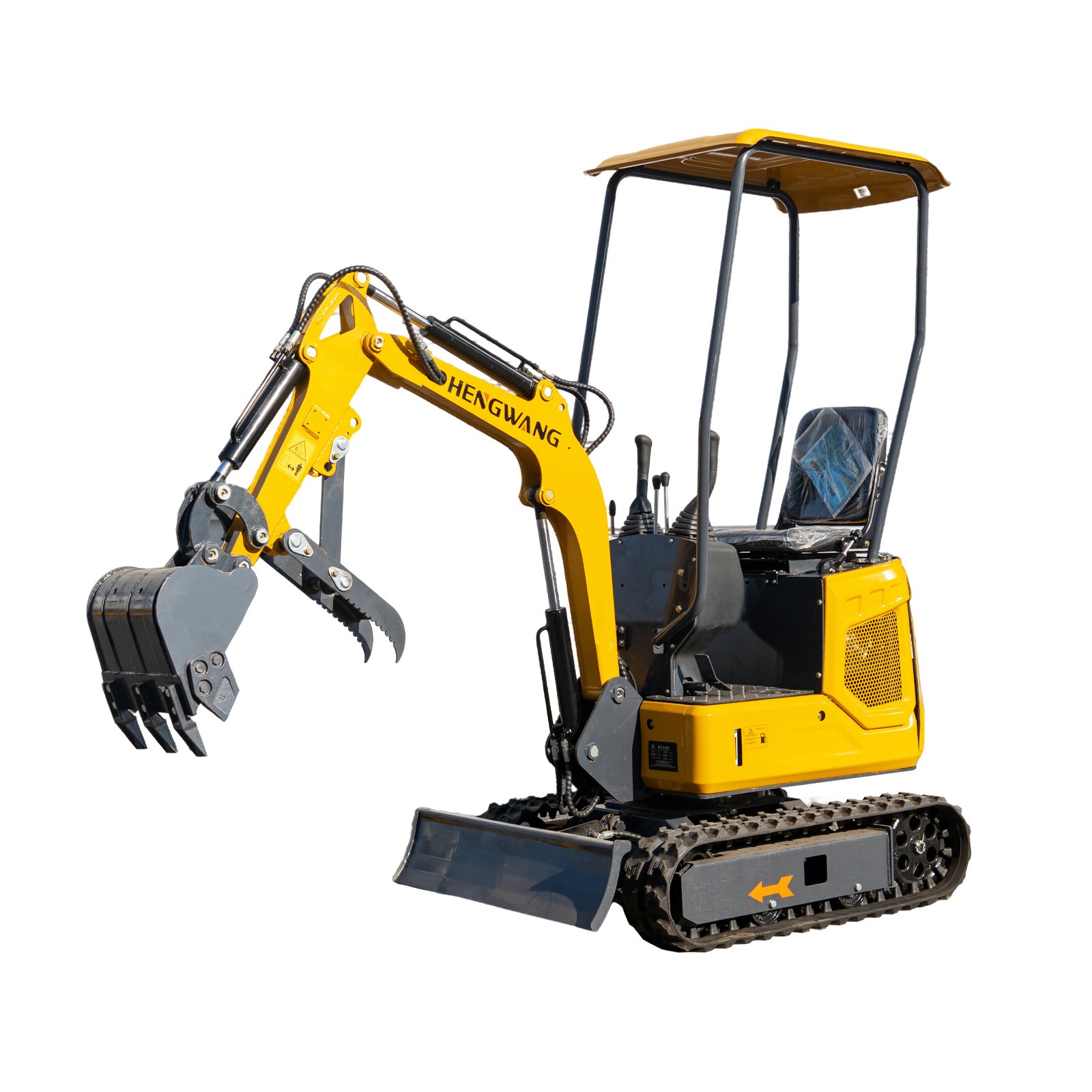 HENGWANG Mini Crawler Excavator,Branded Engine, EPA Certified - FreeShipping