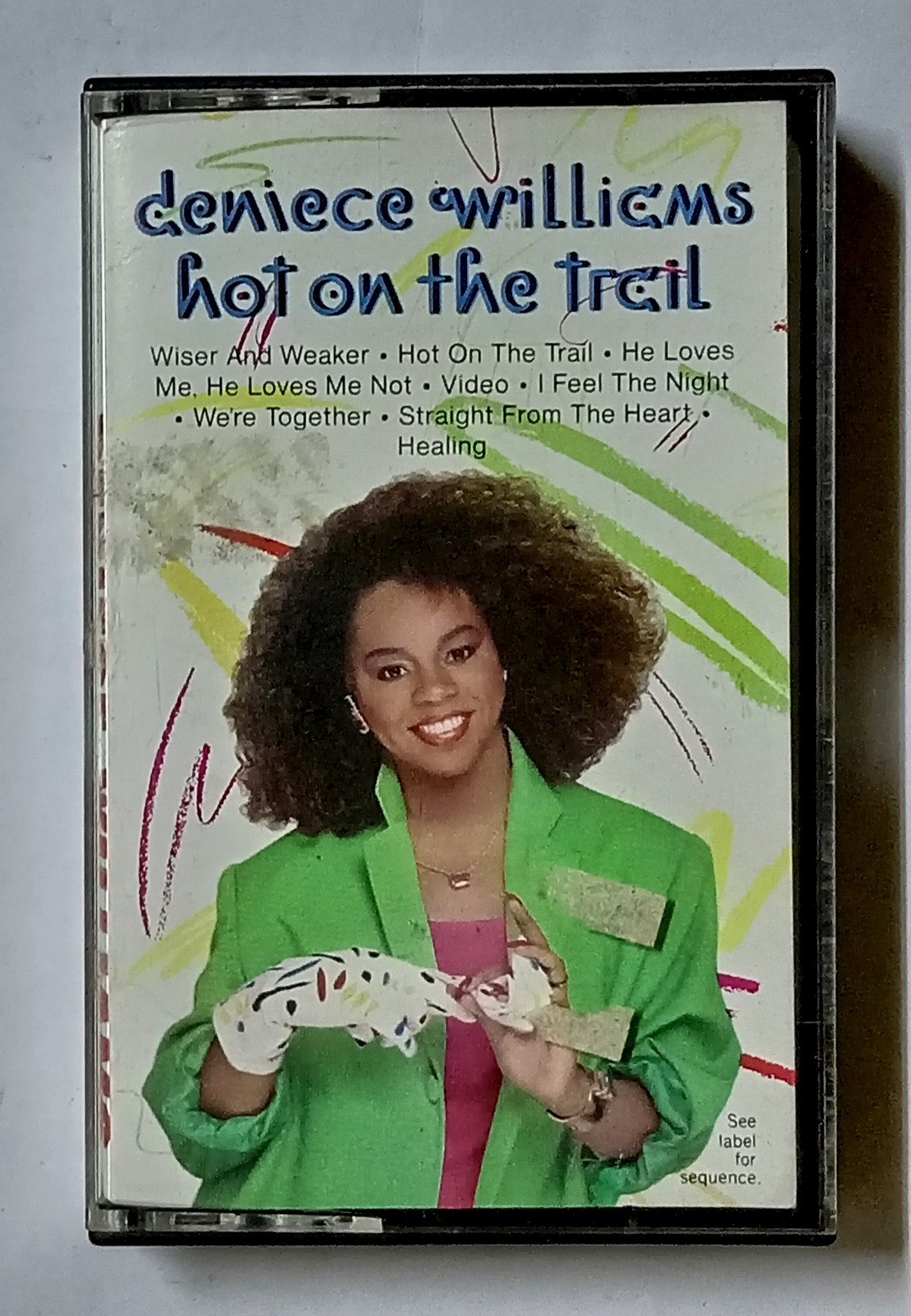 Deniece Williams Hot on The Trail 1986 CBS Inc. USA Cassette Tape